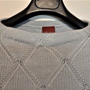 Light blue OLSEN spring sweater  size medium (colours in photo are deceiving)